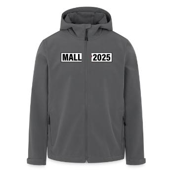 Malle 2025 Liebe Herz Mallorca - Recycelte Männer Softshell-Jacke von Stanley/Stella - Anthrazit - Vorne - AI Model Male 185 light (185cm)