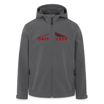 dachdecker_2 - Recycelte Männer Softshell-Jacke von Stanley/Stella - Anthrazit - Vorne - AI Model Male 185 light (185cm)