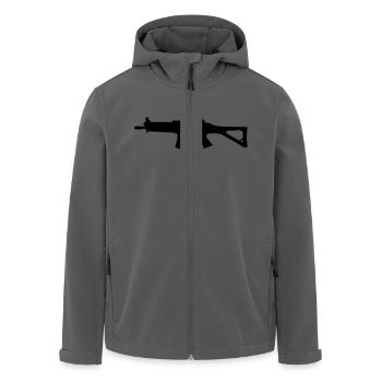 SG553 Karabiner - Recycelte Männer Softshell-Jacke von Stanley/Stella - Anthrazit - Vorne - AI Model Male 185 light (185cm)