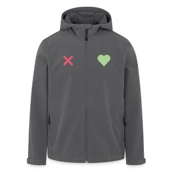 x match - Recycelte Männer Softshell-Jacke von Stanley/Stella - Anthrazit - Vorne - AI Model Male 185 light (185cm)
