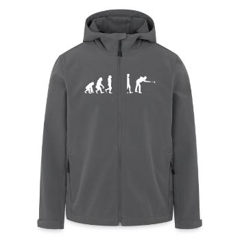 Evolution Billard - Recycelte Männer Softshell-Jacke von Stanley/Stella - Anthrazit - Vorne - AI Model Male 185 light (185cm)