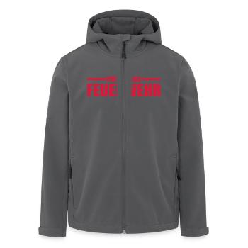 FREIWILLIGE FEUERWHR - Recycelte Männer Softshell-Jacke von Stanley/Stella - Anthrazit - Vorne - AI Model Male 185 light (185cm)
