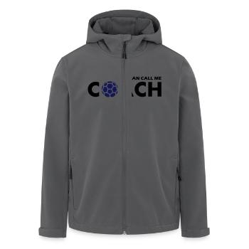you can call me handball coach - Recycelte Männer Softshell-Jacke von Stanley/Stella - Anthrazit - Vorne - AI Model Male 185 light (185cm)
