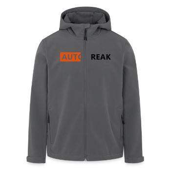 AUTO FREAK - Recycelte Männer Softshell-Jacke von Stanley/Stella - Anthrazit - Vorne - AI Model Male 185 light (185cm)