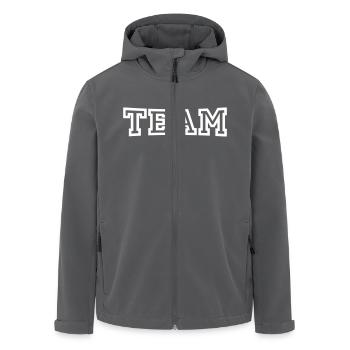 Team - Recycelte Männer Softshell-Jacke von Stanley/Stella - Anthrazit - Vorne - AI Model Male 185 light (185cm)