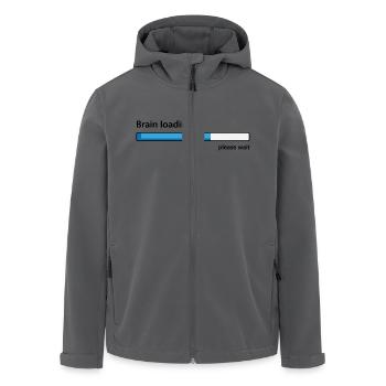 Brain loading please wait - Recycelte Männer Softshell-Jacke von Stanley/Stella - Anthrazit - Vorne - AI Model Male 185 light (185cm)