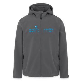Solidarität mit Israel - Recycelte Männer Softshell-Jacke von Stanley/Stella - Anthrazit - Vorne - AI Model Male 185 light (185cm)