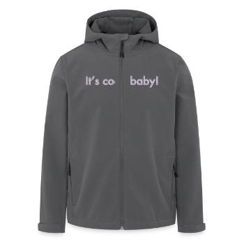 its cool, baby - Recycelte Männer Softshell-Jacke von Stanley/Stella - Anthrazit - Vorne - AI Model Male 185 light (185cm)