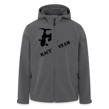 RacingTeam - Recycelte Männer Softshell-Jacke von Stanley/Stella - Anthrazit - Vorne - AI Model Male 185 light (185cm)
