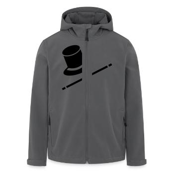 zauberer - Recycelte Männer Softshell-Jacke von Stanley/Stella - Anthrazit - Vorne - AI Model Male 185 light (185cm)