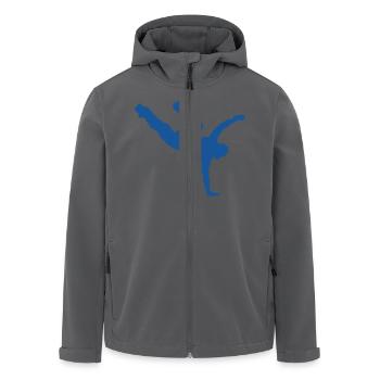 streetdance_3 - Recycelte Männer Softshell-Jacke von Stanley/Stella - Anthrazit - Vorne - AI Model Male 185 light (185cm)