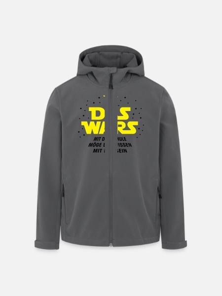 Das Wars mit der Schule - Recycelte Männer Softshell-Jacke von Stanley/Stella - Anthrazit