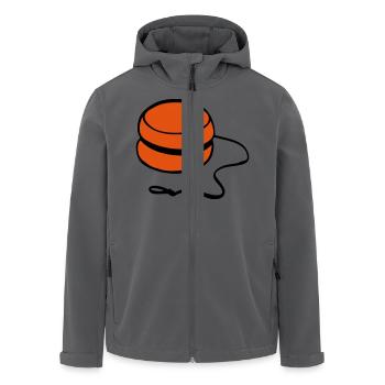 Yo Jo Yo-Yo Jo-Jo - Recycelte Männer Softshell-Jacke von Stanley/Stella - Anthrazit - Vorne - AI Model Male 185 light (185cm)