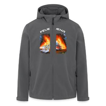DLK Neu FW - Recycelte Männer Softshell-Jacke von Stanley/Stella - Anthrazit - Vorne - AI Model Male 185 light (185cm)