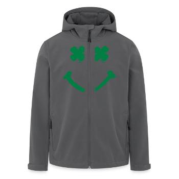 irish smile - Recycelte Männer Softshell-Jacke von Stanley/Stella - Anthrazit - Vorne - AI Model Male 185 light (185cm)