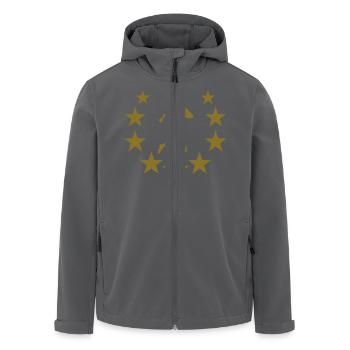 soccer football star - Recycelte Männer Softshell-Jacke von Stanley/Stella - Anthrazit - Vorne - AI Model Male 185 light (185cm)