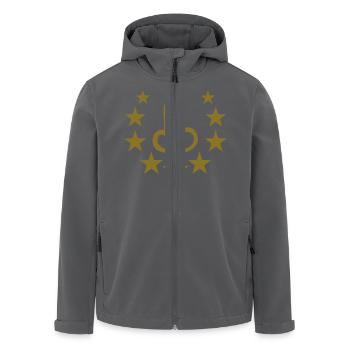 penis deluxe - Recycelte Männer Softshell-Jacke von Stanley/Stella - Anthrazit - Vorne - AI Model Male 185 light (185cm)