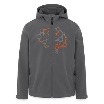 brain 2029391 - Recycelte Männer Softshell-Jacke von Stanley/Stella - Anthrazit - Vorne - AI Model Male 185 light (185cm)