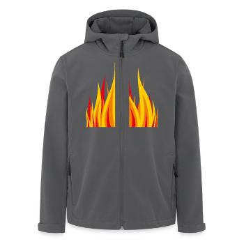 Fire 2 - Recycelte Männer Softshell-Jacke von Stanley/Stella - Anthrazit - Vorne - AI Model Male 185 light (185cm)