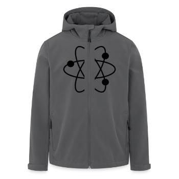 science - Recycelte Männer Softshell-Jacke von Stanley/Stella - Anthrazit - Vorne - AI Model Male 185 light (185cm)