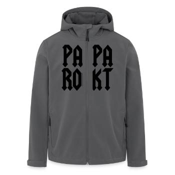Papa - Recycelte Männer Softshell-Jacke von Stanley/Stella - Anthrazit - Vorne - AI Model Male 185 light (185cm)