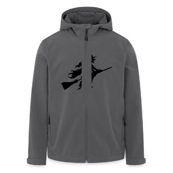 Witch - Recycelte Männer Softshell-Jacke von Stanley/Stella - Anthrazit - Vorne - AI Model Male 185 light (185cm)