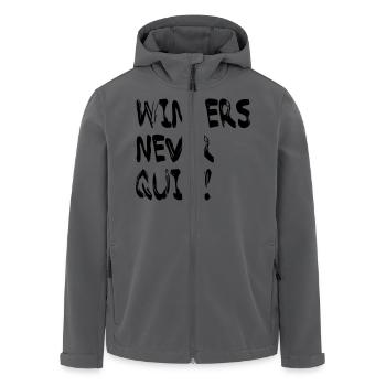Winners - Recycelte Männer Softshell-Jacke von Stanley/Stella - Anthrazit - Vorne - AI Model Male 185 light (185cm)