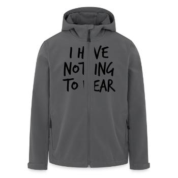 I have nothing to wear - Recycelte Männer Softshell-Jacke von Stanley/Stella - Anthrazit - Vorne - AI Model Male 185 light (185cm)