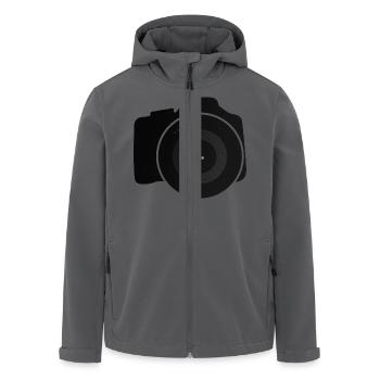 Kamera - Recycelte Männer Softshell-Jacke von Stanley/Stella - Anthrazit - Vorne - AI Model Male 185 light (185cm)