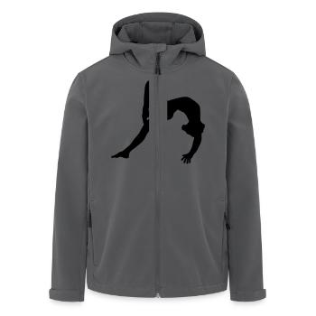 Turnerin, Bodenturnen, Kunstturnen - Recycelte Männer Softshell-Jacke von Stanley/Stella - Anthrazit - Vorne - AI Model Male 185 light (185cm)