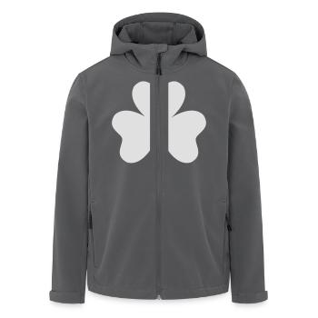 Shamrock - Recycelte Männer Softshell-Jacke von Stanley/Stella - Anthrazit - Vorne - AI Model Male 185 light (185cm)