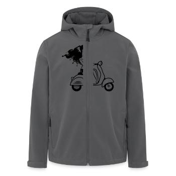 motorroller mädchen sexy - Recycelte Männer Softshell-Jacke von Stanley/Stella - Anthrazit - Vorne - AI Model Male 185 light (185cm)
