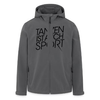 Tanzen ist auch Sport - Recycelte Männer Softshell-Jacke von Stanley/Stella - Anthrazit - Vorne - AI Model Male 185 light (185cm)