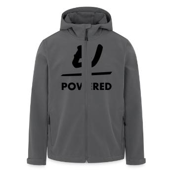 JDM Engine powered EJ | T-shirts JDM - Recycelte Männer Softshell-Jacke von Stanley/Stella - Anthrazit - Vorne - AI Model Male 185 light (185cm)