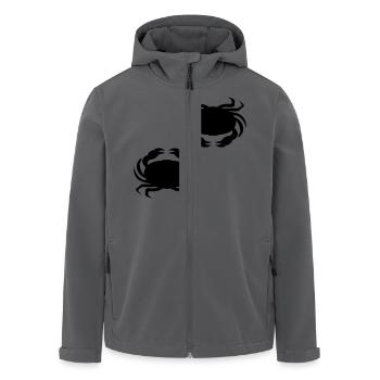 krebs_krabbe_002 - Recycelte Männer Softshell-Jacke von Stanley/Stella - Anthrazit - Vorne - AI Model Male 185 light (185cm)