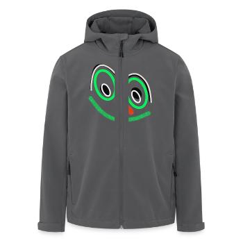 Lachmucki der kleine - Recycelte Männer Softshell-Jacke von Stanley/Stella - Anthrazit - Vorne - AI Model Male 185 light (185cm)