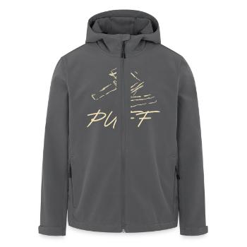 Puff - Recycelte Männer Softshell-Jacke von Stanley/Stella - Anthrazit - Vorne - AI Model Male 185 light (185cm)