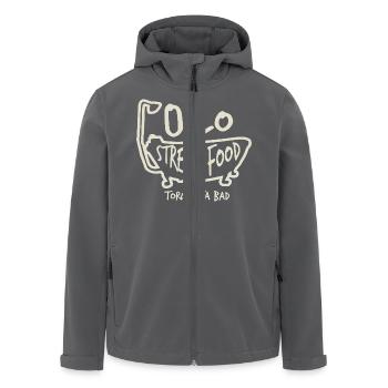 Oslo Street Food - Recycelte Männer Softshell-Jacke von Stanley/Stella - Anthrazit - Vorne - AI Model Male 185 light (185cm)