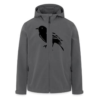 Spatz - Recycelte Männer Softshell-Jacke von Stanley/Stella - Anthrazit - Vorne - AI Model Male 185 light (185cm)