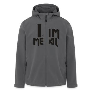 metall - Recycelte Männer Softshell-Jacke von Stanley/Stella - Anthrazit - Vorne - AI Model Male 185 light (185cm)