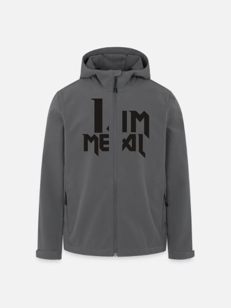 metall - Recycelte Männer Softshell-Jacke von Stanley/Stella - Anthrazit