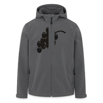 trauben - Recycelte Männer Softshell-Jacke von Stanley/Stella - Anthrazit - Vorne - AI Model Male 185 light (185cm)