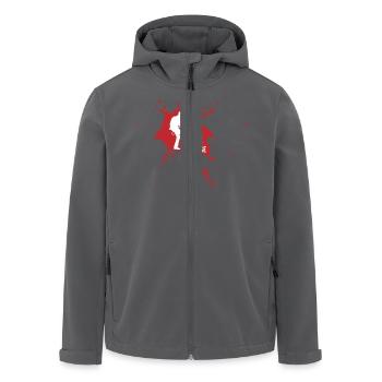 rock the house - Recycelte Männer Softshell-Jacke von Stanley/Stella - Anthrazit - Vorne - AI Model Male 185 light (185cm)