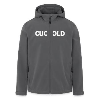 Cuckold - Recycelte Männer Softshell-Jacke von Stanley/Stella - Anthrazit - Vorne - AI Model Male 185 light (185cm)