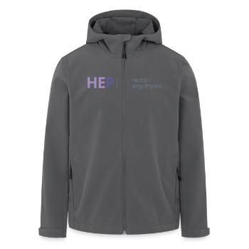 logo HEP - Recycelte Männer Softshell-Jacke von Stanley/Stella - Anthrazit - Vorne - AI Model Male 185 light (185cm)