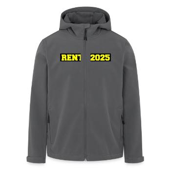 Rente 2025 - Recycelte Männer Softshell-Jacke von Stanley/Stella - Anthrazit - Vorne - AI Model Male 185 light (185cm)