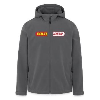 Polter Crew - Recycelte Männer Softshell-Jacke von Stanley/Stella - Anthrazit - Vorne - AI Model Male 185 light (185cm)