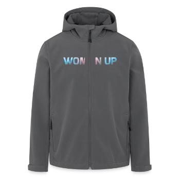 Woman Up - Recycelte Männer Softshell-Jacke von Stanley/Stella - Anthrazit - Vorne - AI Model Male 185 light (185cm)