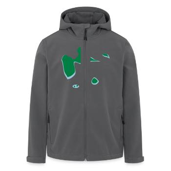 Guadeloupe - Recycelte Männer Softshell-Jacke von Stanley/Stella - Anthrazit - Vorne - AI Model Male 185 light (185cm)