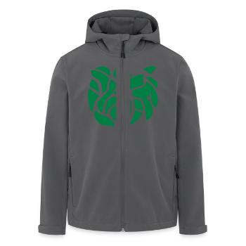 salat / salad (1c) - Recycelte Männer Softshell-Jacke von Stanley/Stella - Anthrazit - Vorne - AI Model Male 185 light (185cm)